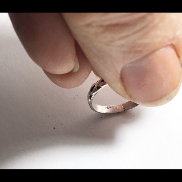 Ring, Minimalist Sterling Silver Band Ring, Braided, NEW, Handmade - Picture 5 of 9